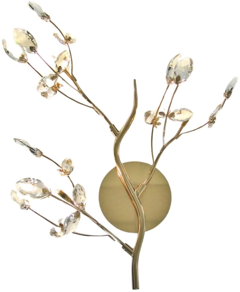 Kosilum - Ebensee - Wandlamp - Roségoud - Metaal en kristal