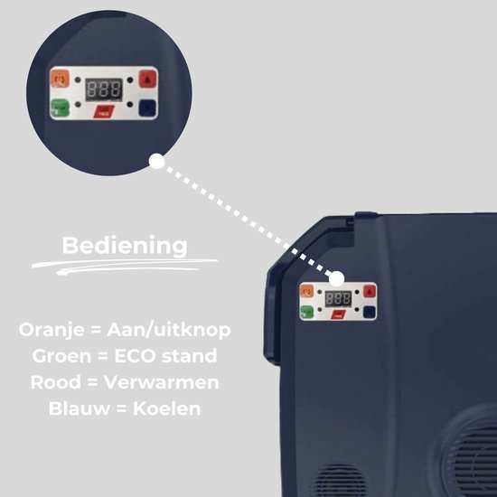 Luvego Koelbox Thermo Elektrische 32L - Eco Stand - 12v 230 volt - Coolbox - Koelbox Elektrisch met Ingebouwde Bluetooth Speaker van Luvego — afbeelding 4