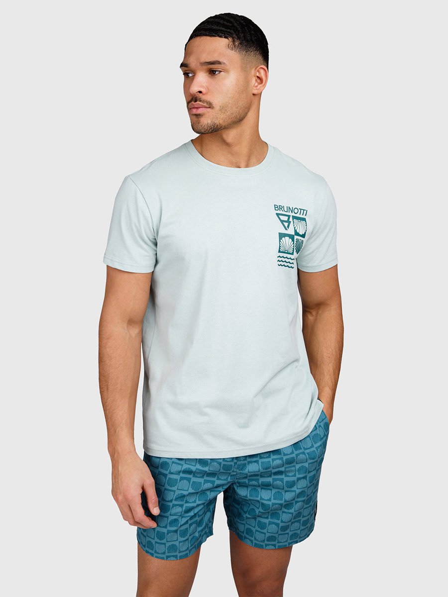 Brunotti Jelledee T-Shirt 100% Katoen Regular Fit XXXL Mist