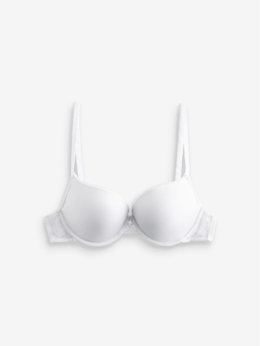 Next - Dames - Diepuitgesneden triple boost push-upbeha A-DD - Wit