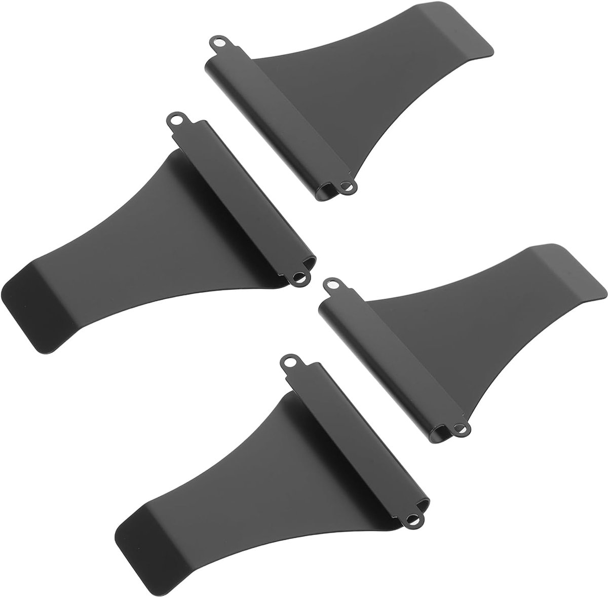 Geldclips Set - Kaarthouder Clips - Voorvak Dragen - Duurzaam Koolstofstaal - 5.5 x 5 cm - Zwart
