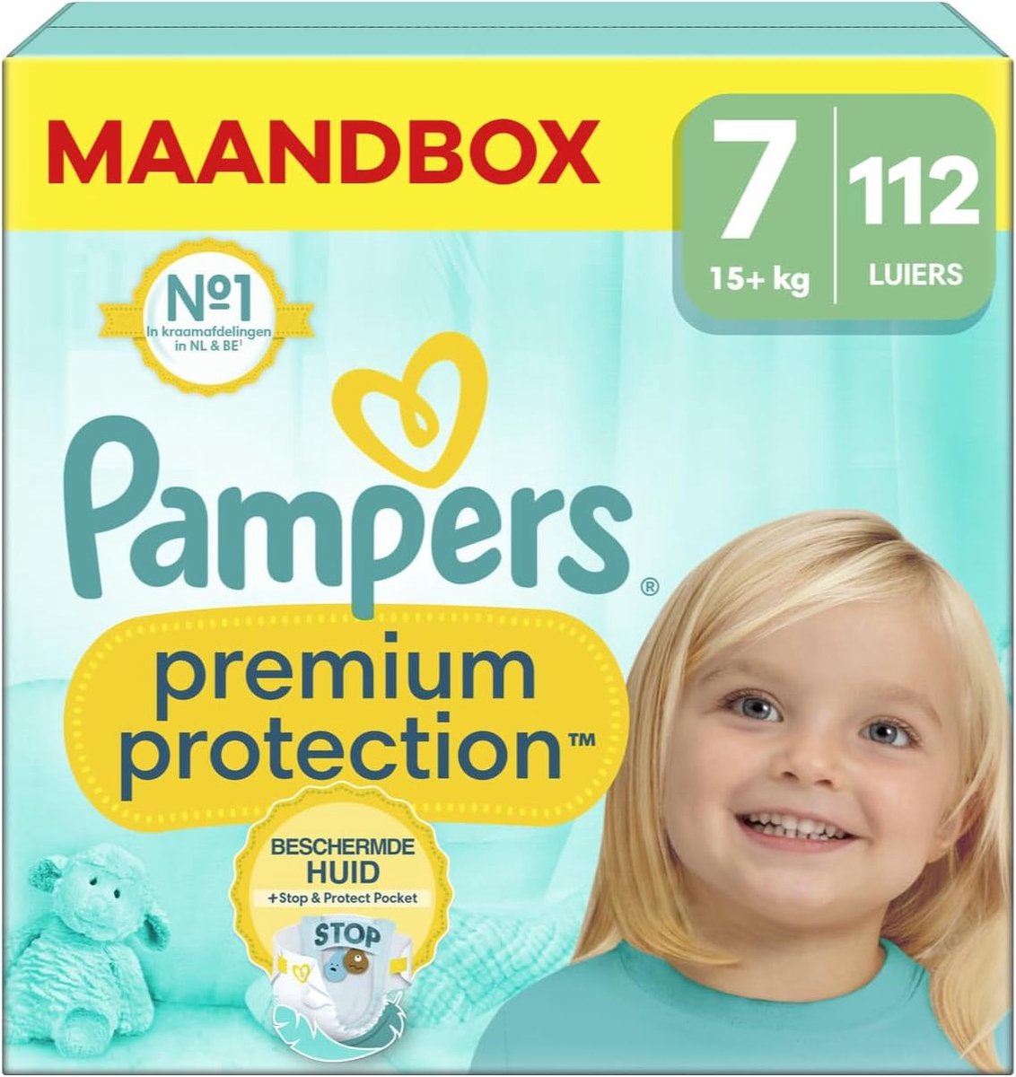 Baby luiers - Verschoningsproducten - Droog en comfortabel - Extra absorberend - Maat 7 15+ kg