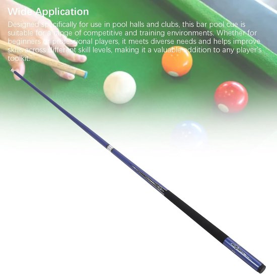 Biljartkeu 2-delig - Poolstok Esdoorn - Precisie Spel - Oversized Kopontwerp - 58 Inch - Niet gespecificeerd — afbeelding 4