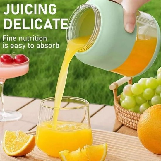 Elektrische Citruspers - Draagbare Blender - Smoothies Maken - BPA-Vrij Materiaal - 493 Ml Inhoud - Style A — afbeelding 2