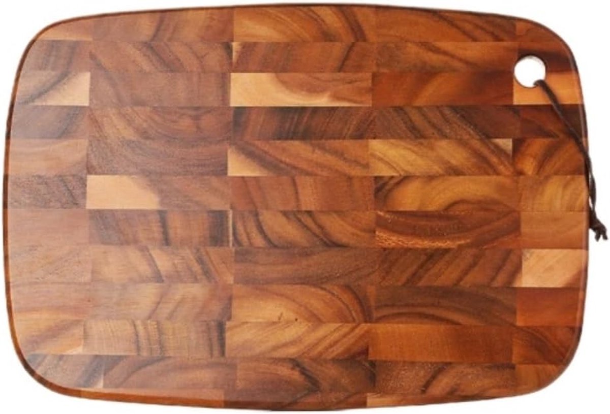 Snijplank Hout - Hakblok Keuken - Groente Fruit Vlees - Duurzame Constructie - 28x40cm