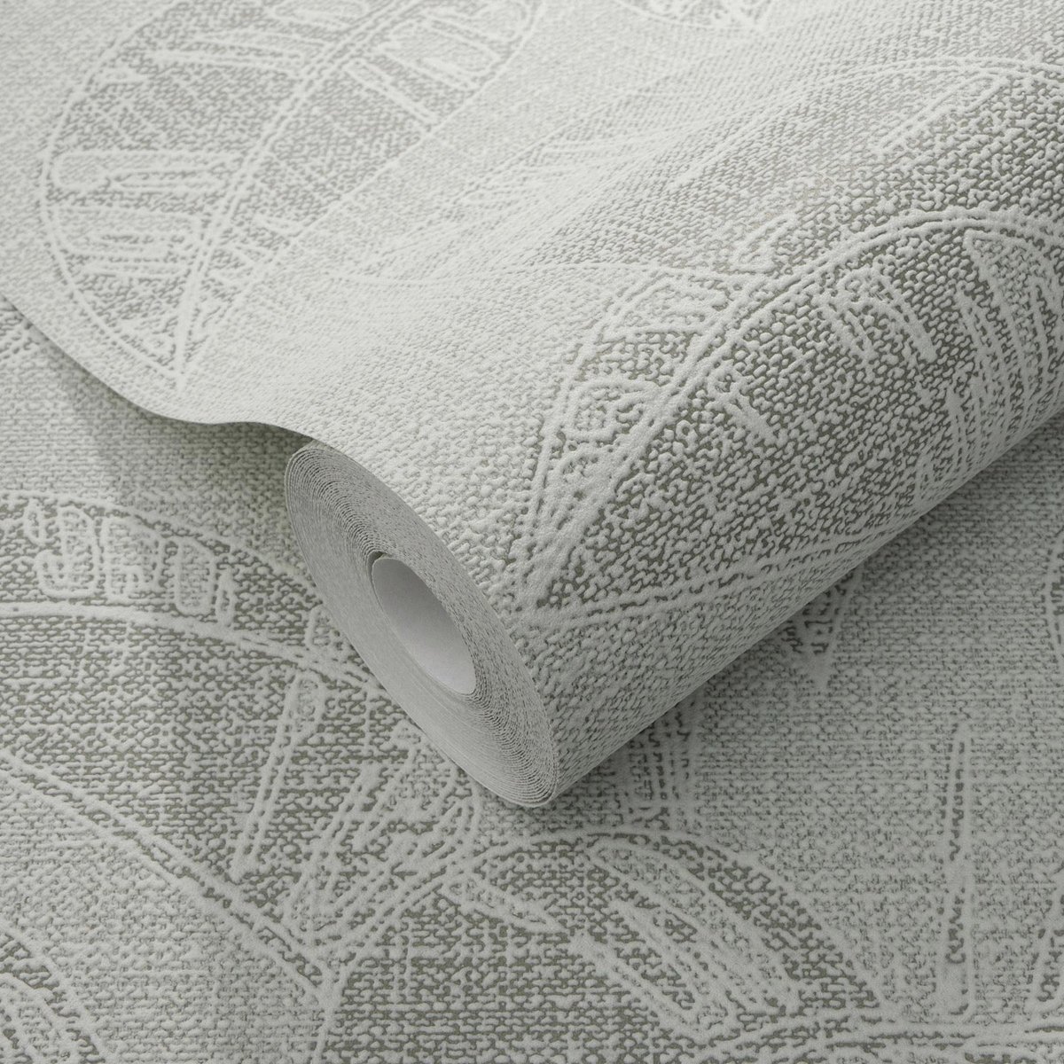 Erismann Vinylbehang 10459-24 - Opus-2 - Botanisch Groen - 53cm x 10.05m