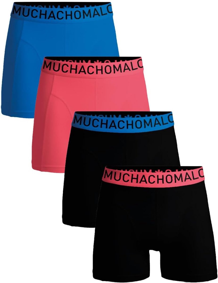 Boxershorts Heren - Ondergoed Heren - Dagelijks Gebruik - Zachte Microvezel Band - Multipack 4 - Zwart