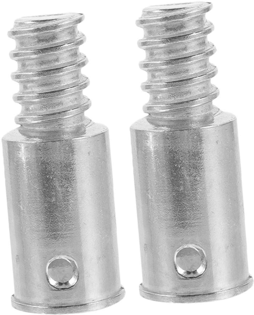 Bezemsteel Opzetstuk - Draadadapter - Schoonmaken - Aluminium Legering - 25 Mm Diameter - Zilver
