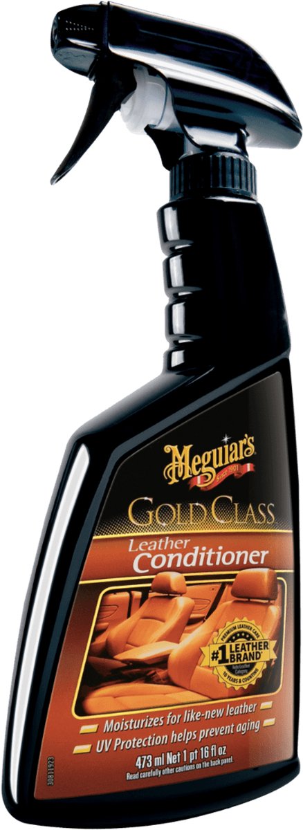 Meguiar’s Gold Class Rich Leather Cleaner & Conditioner 400ml – Leerverzorging Auto – Reinigt, Voedt & Beschermt – Voor Leer & Geperforeerd Leer