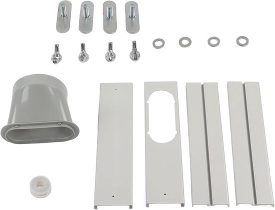 Universele airco raamkit verstelbaar 43-140 cm, uitlaat voor mobiele airconditioner, koel en dicht