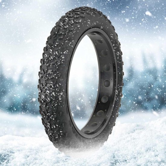 Fatbike band 20×4.0 inch zwart, brede all terrain fietsband met hoge grip en stevige noppenprofiel