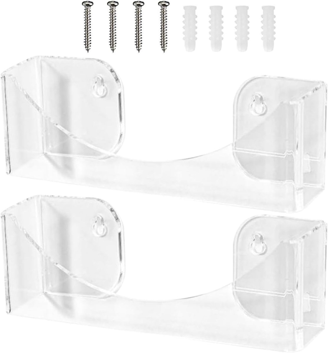 Hoeden Organizer - Pet Houder - Cap Opslag - Gebogen Ontwerp - 19.5 cm Lengte - Transparant