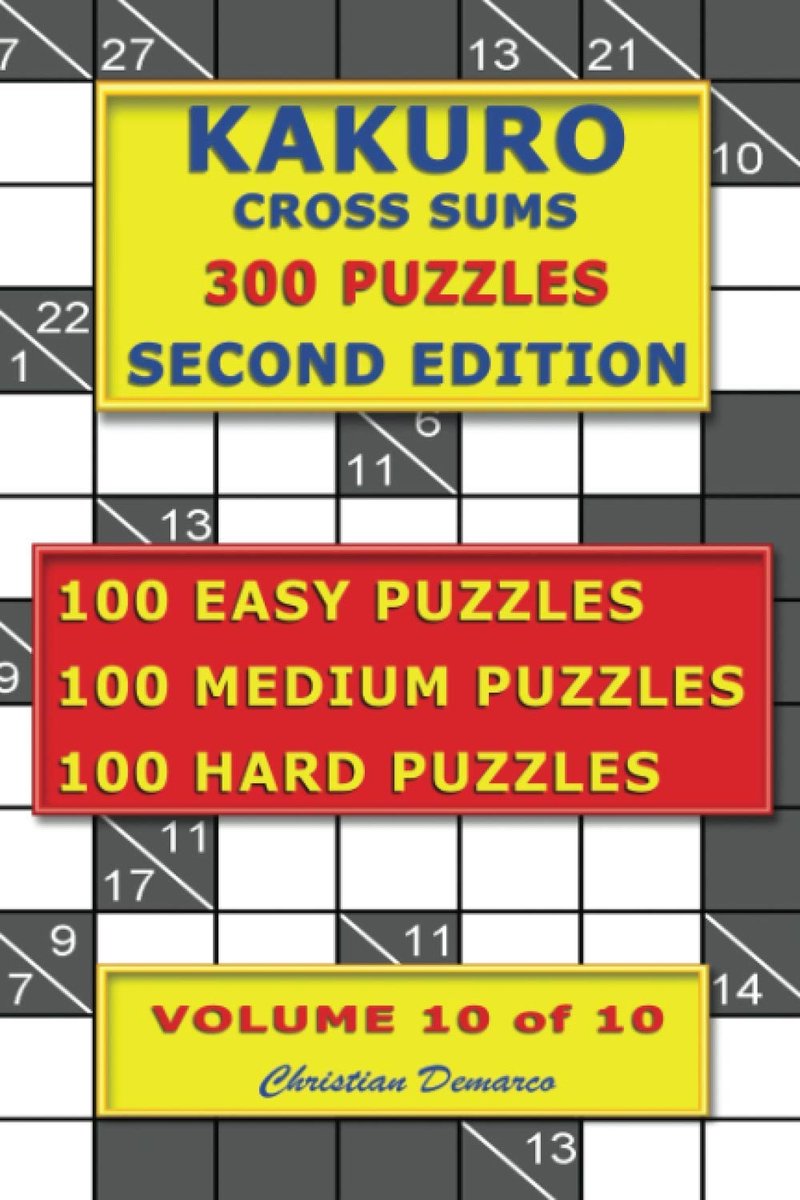 Puzzelboek - Kruisgetallen - Hersenkrakers - 300 Varianten - 15x23 cm