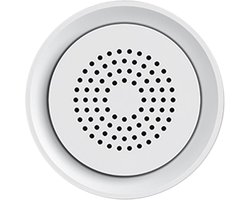 Smart Sirene - Alarm Geluid Licht - Thuis Beveiliging - App Bediening - 90 Decibel - Wit