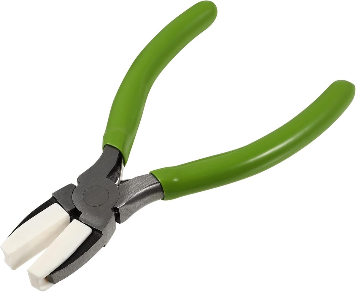 Dubbele Kaaktang - Platte Tang - Sieraden Maken - Ergonomisch Ontwerp - 13.5 cm - Groen