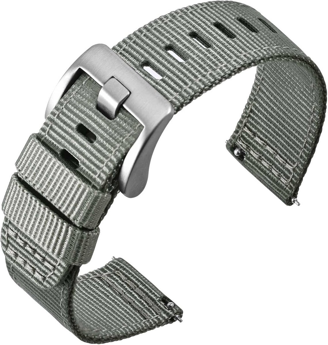 Nylon Horlogeband met Snelle Bevestiging - Militaire Stijl voor Mannen 18mm 20mm 22mm