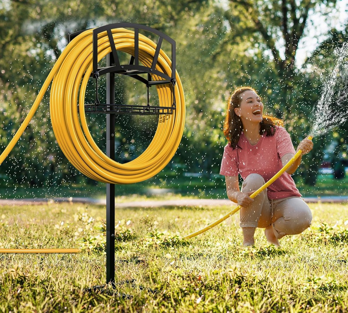 Vrijstaande Tuinslanghouder - Compacte Oplossing voor een Georganiseerde Tuin