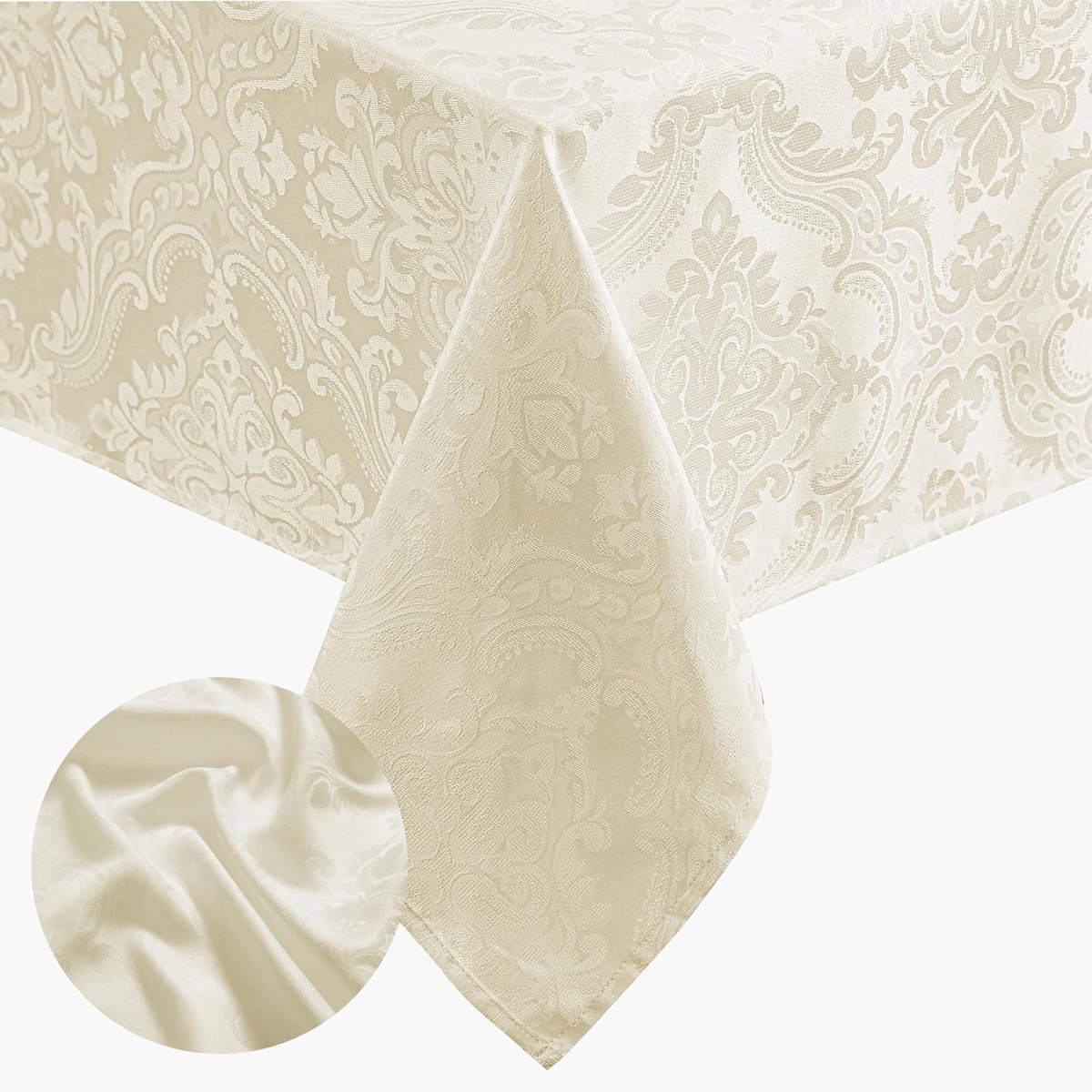 Elegante Damask Tafelkleed voor Feesten en Dagelijks Gebruik