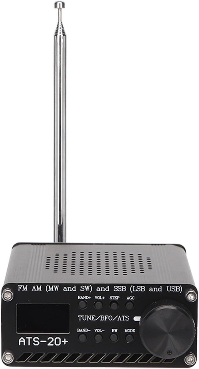 Draagbare Wereldband Radio Ontvanger met Antenne - FM AM MW SW SSB LSB USB