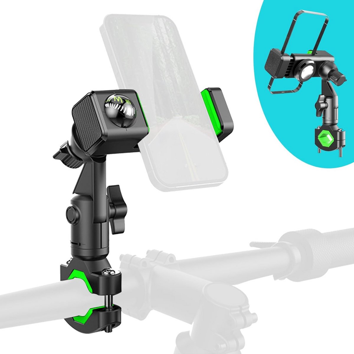 Verstelbare Fiets Telefoonhouder voor 4-7.2 inch Smartphones met 360° Rotatie