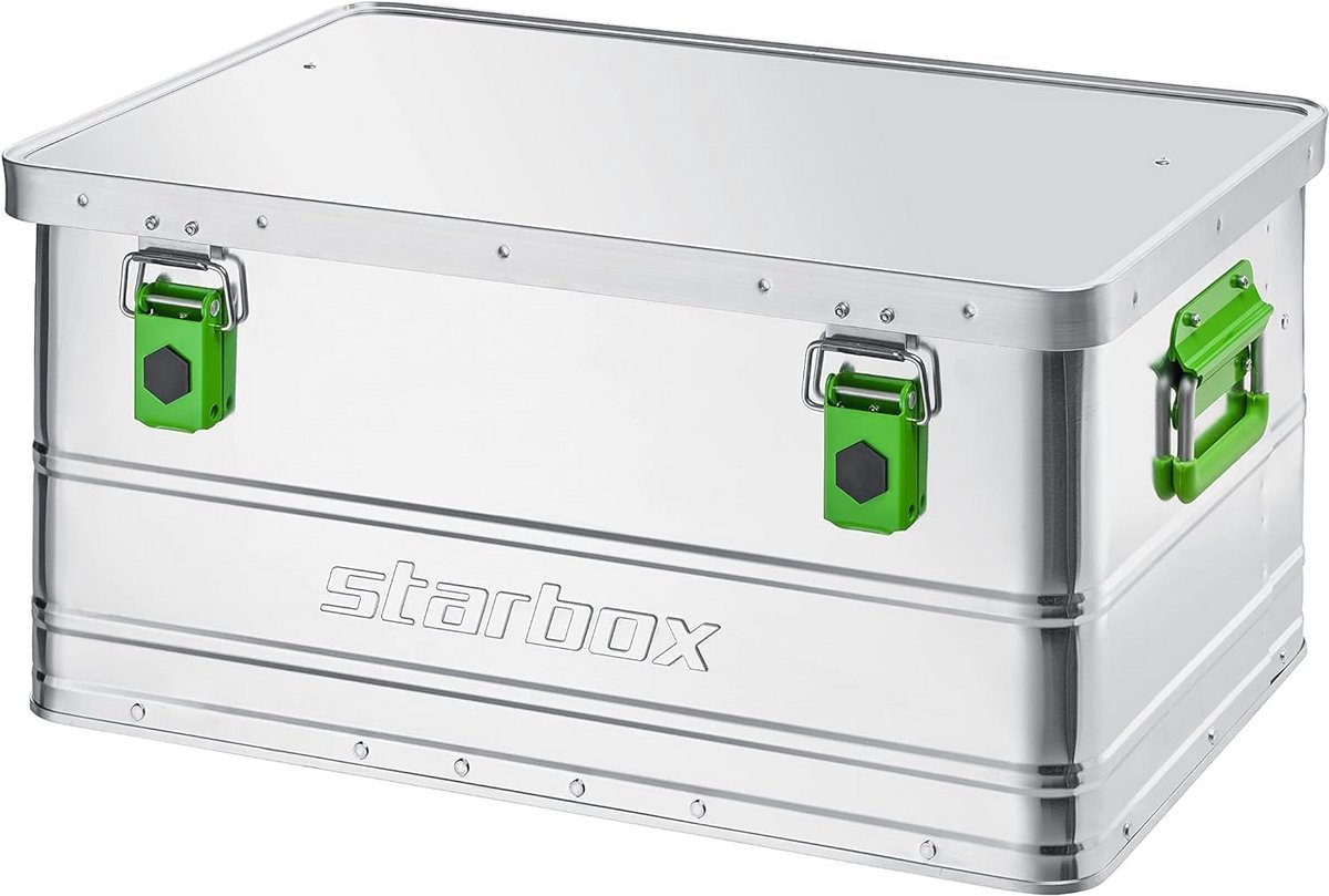 Aluminium Opbergdoos 50 Liter - Stof- en Spatwaterdichte Tool Box met Handvatten