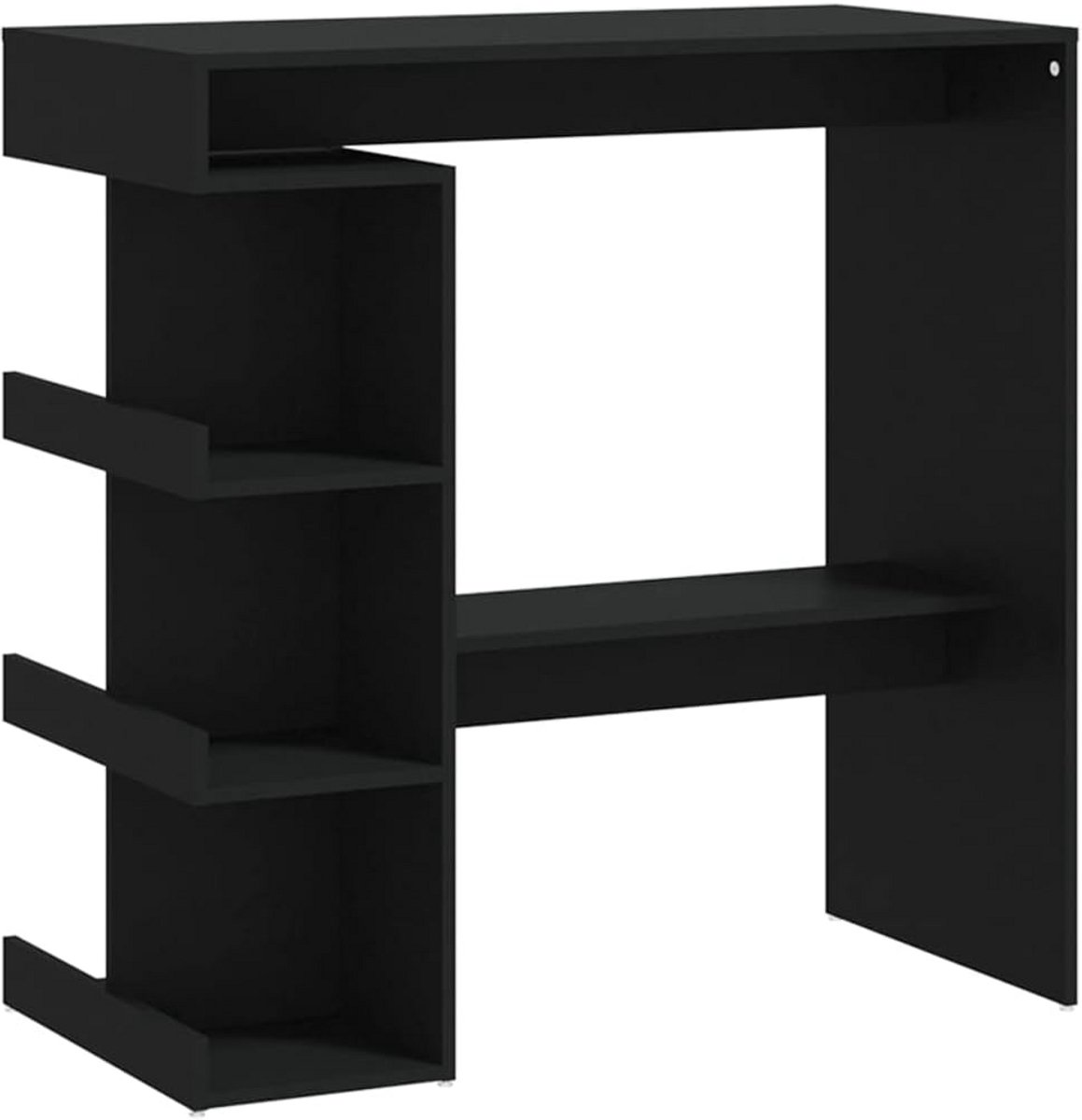 Bar tafel met opbergrekken - 100x50cm - Modern en Functioneel
