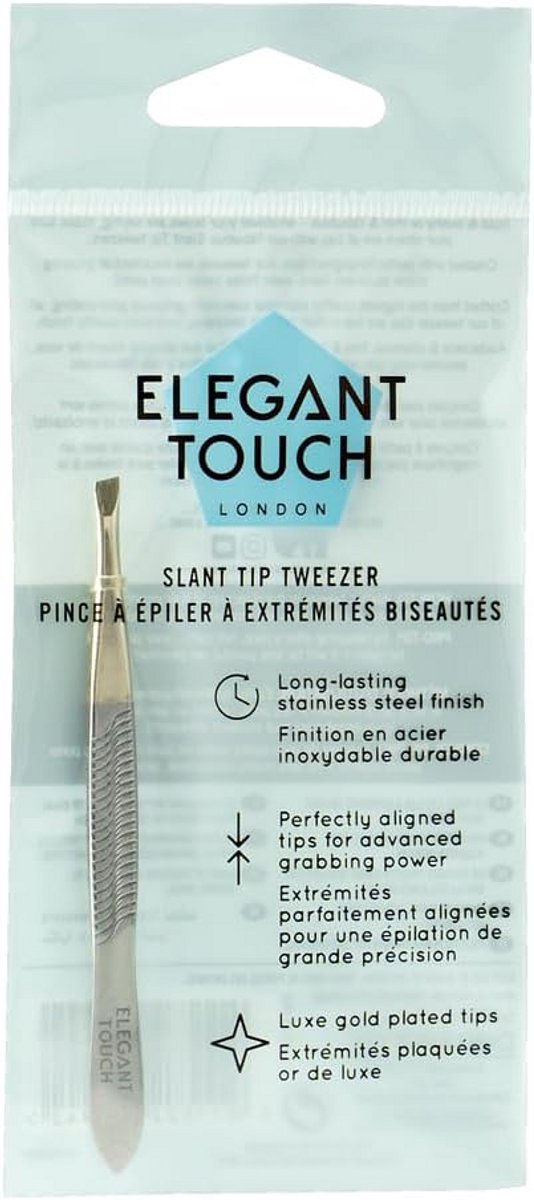 Essential Schuine Tip Pincet voor Precisie Verwijderen van Haar