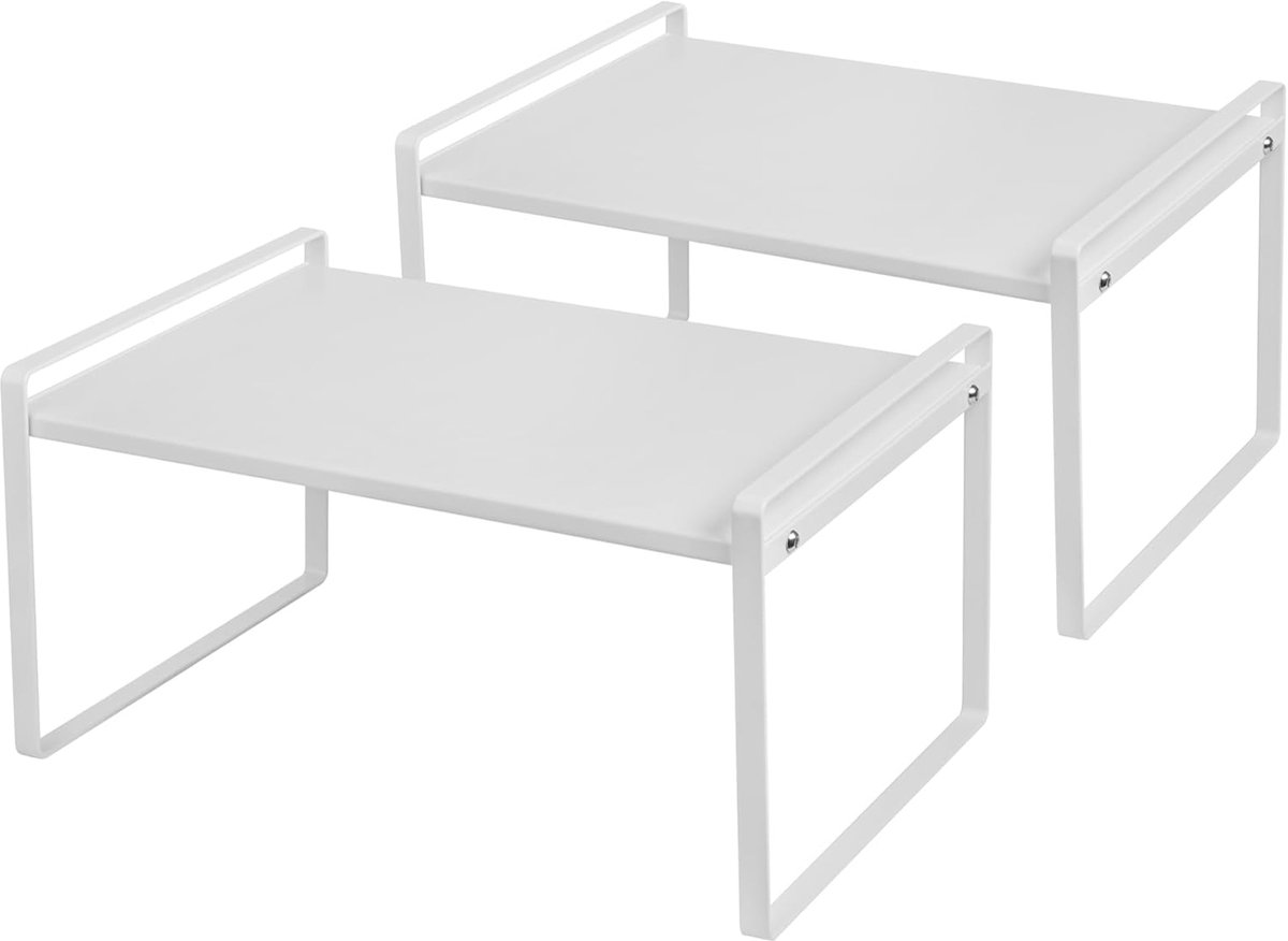 Stapelbare Kastplanken - Ruimtebesparende Organizer voor Keuken en Badkamer