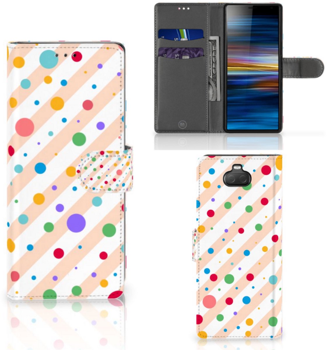 Sony Xperia 10 Telefoon Hoesje Dots