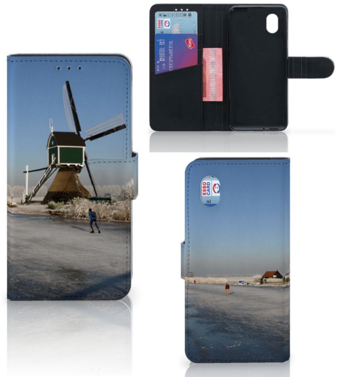 Alcatel 1B (2020) Flip Cover Schaatsers