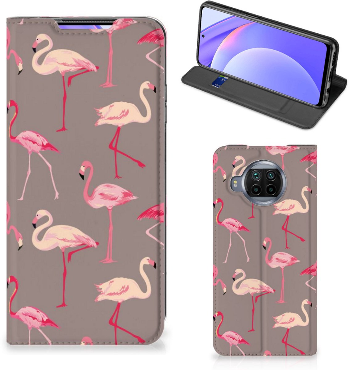 Xiaomi Mi 10T Lite Hoesje maken Flamingo