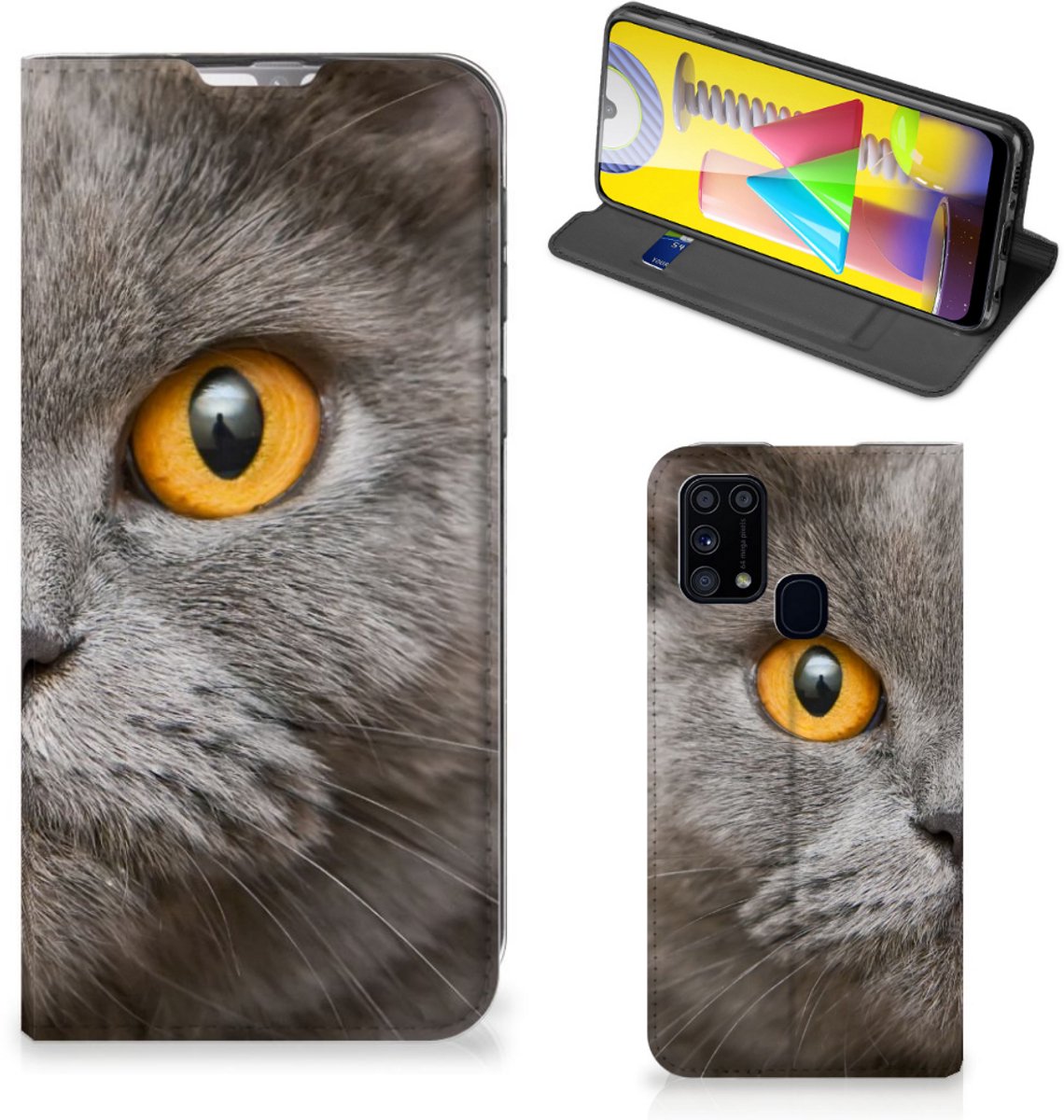 Hoesje maken Samsung Galaxy M31 Britse Korthaar