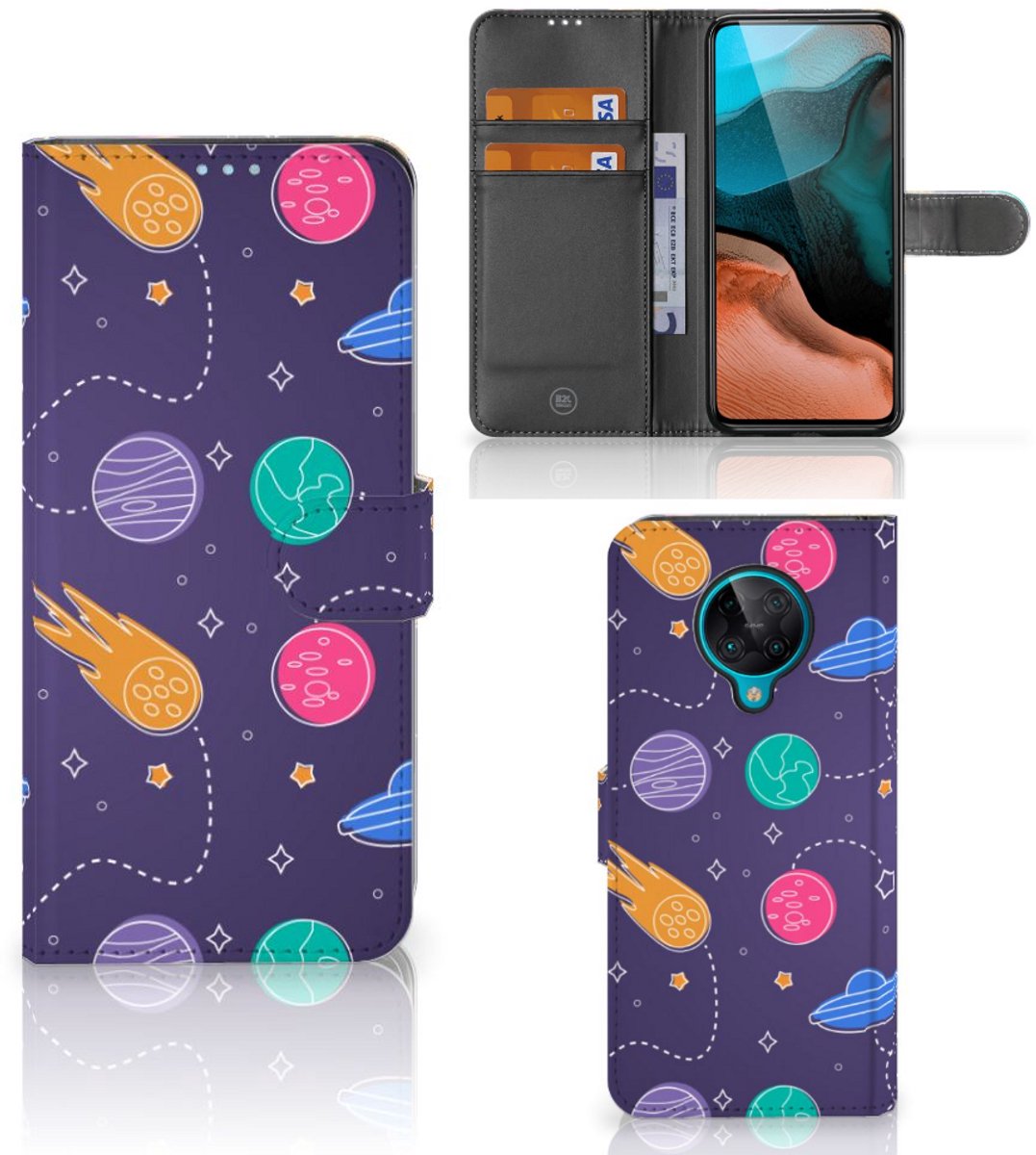 Xiaomi Poco F2 Pro Wallet Case met Pasjes Space