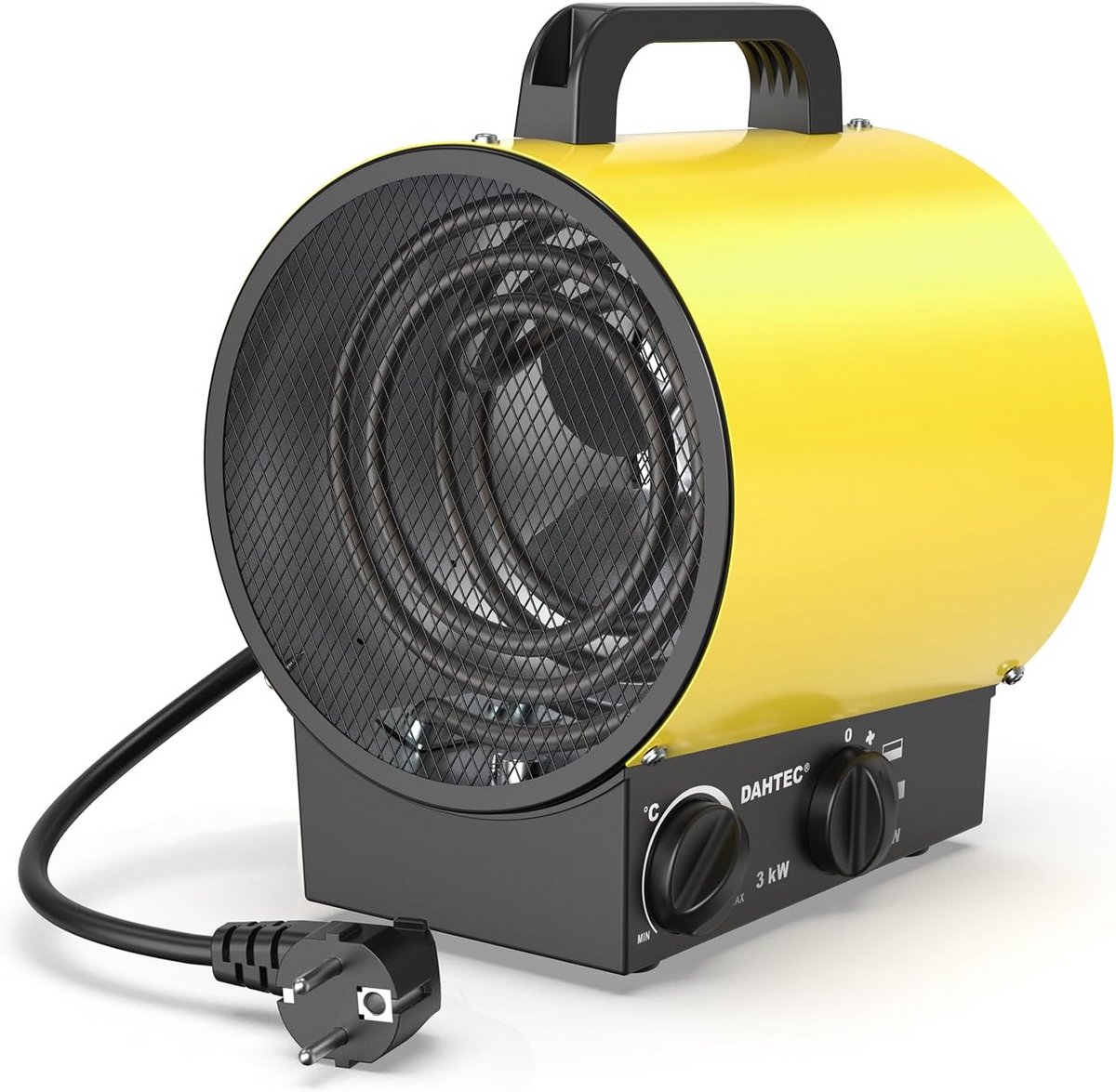 Draagbare Elektrische Ventilatorverwarmer 3000W - Ideaal voor Garage, Bouwplaats en Kas