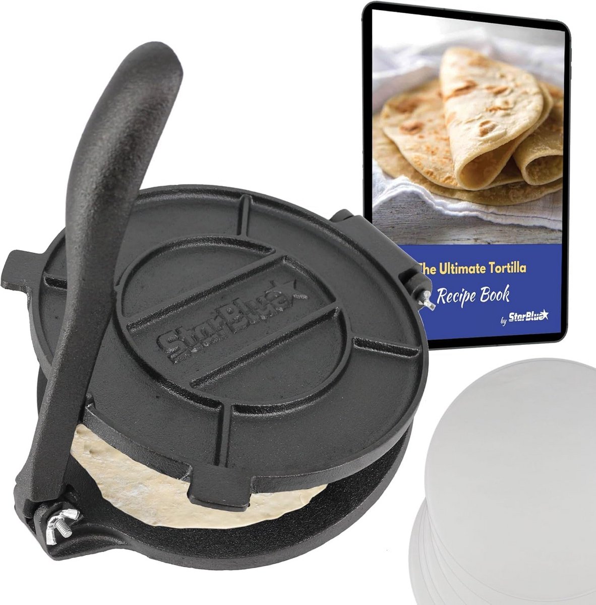 Roti Maker - Tortilla Pers - Elektrisch - Roti Pan - Bakgerei