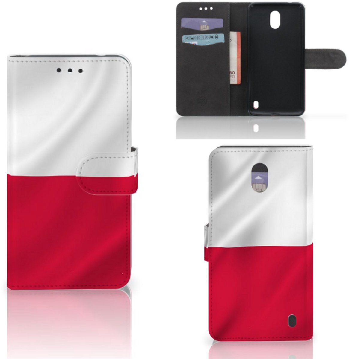 Boekhoesje voor Nokia 2 Bookstyle Case Polen