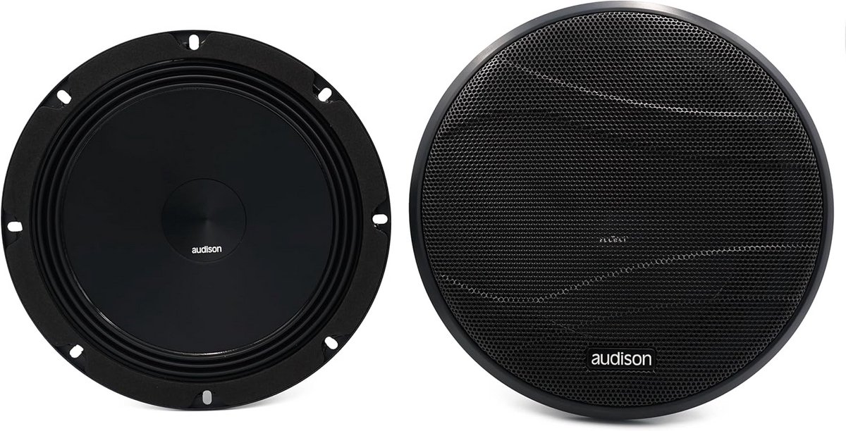 Luidspreker Woofer 200 mm - 100 W RMS met Roosters - Set van 2
