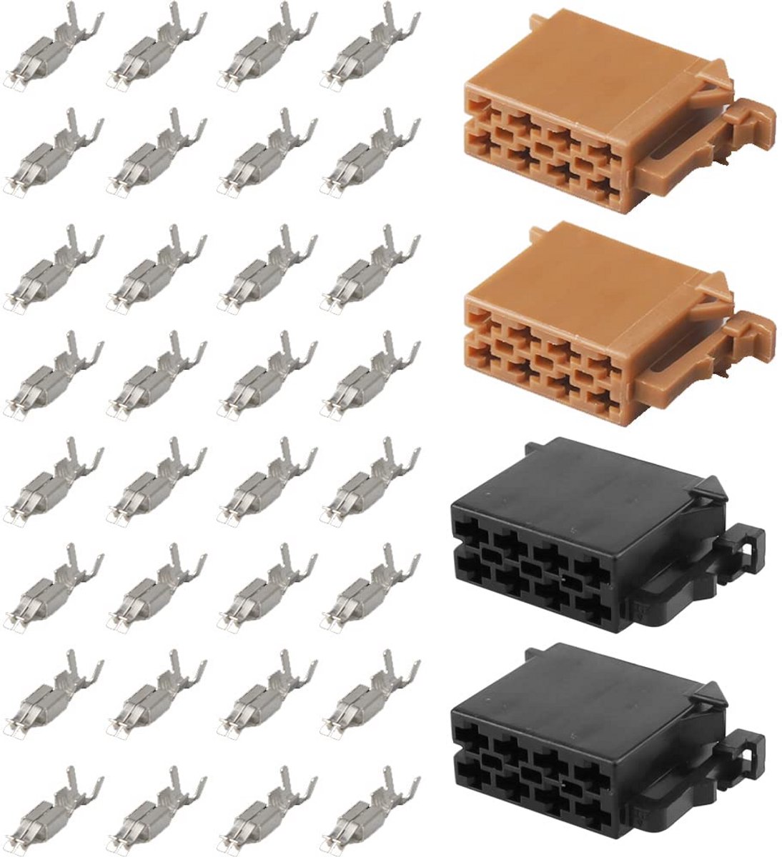 8-Pins Connectoren voor Aansluitstekker en Kabelboom - Set van 4