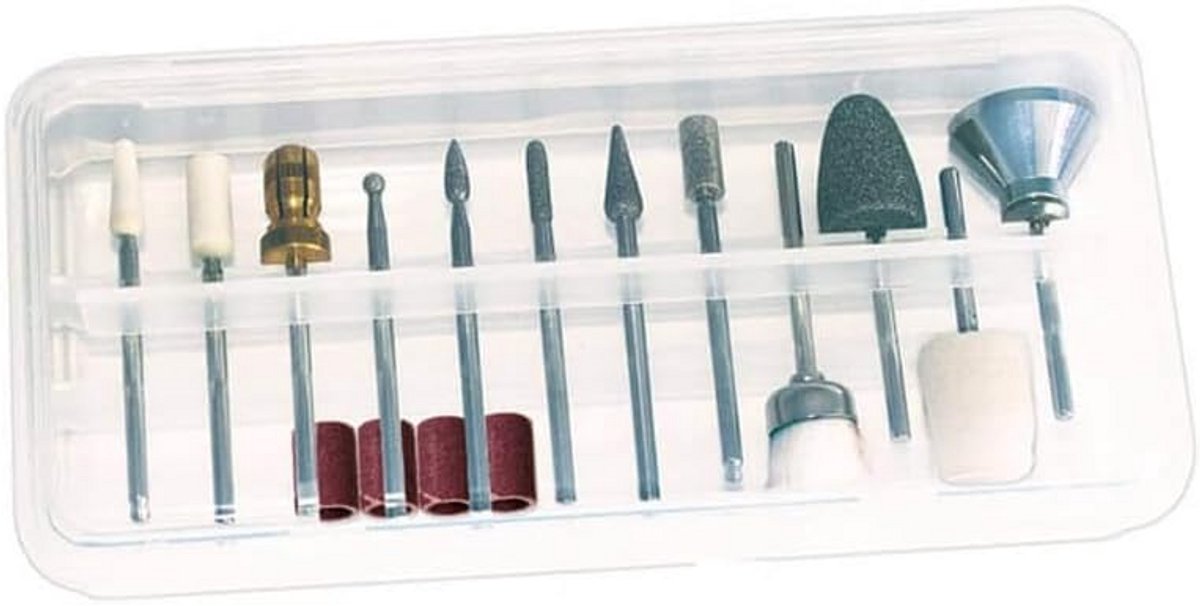 Complete Set Schuurschijven en Bits voor Nagelbewerking