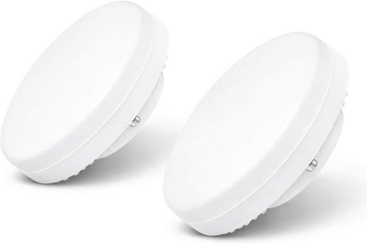 Set van 2 GX53 LED Lampen 3W Warm Wit Licht
