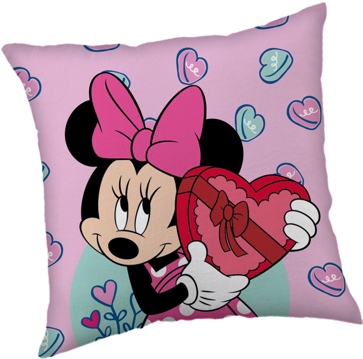 Disney Minnie Purple fluwelen kussenhoes 40x40 cm
