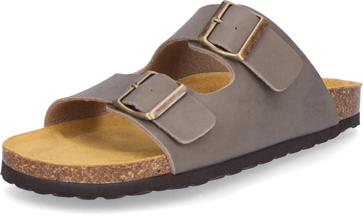 MIDS MOMO damesmuiltjes taupe