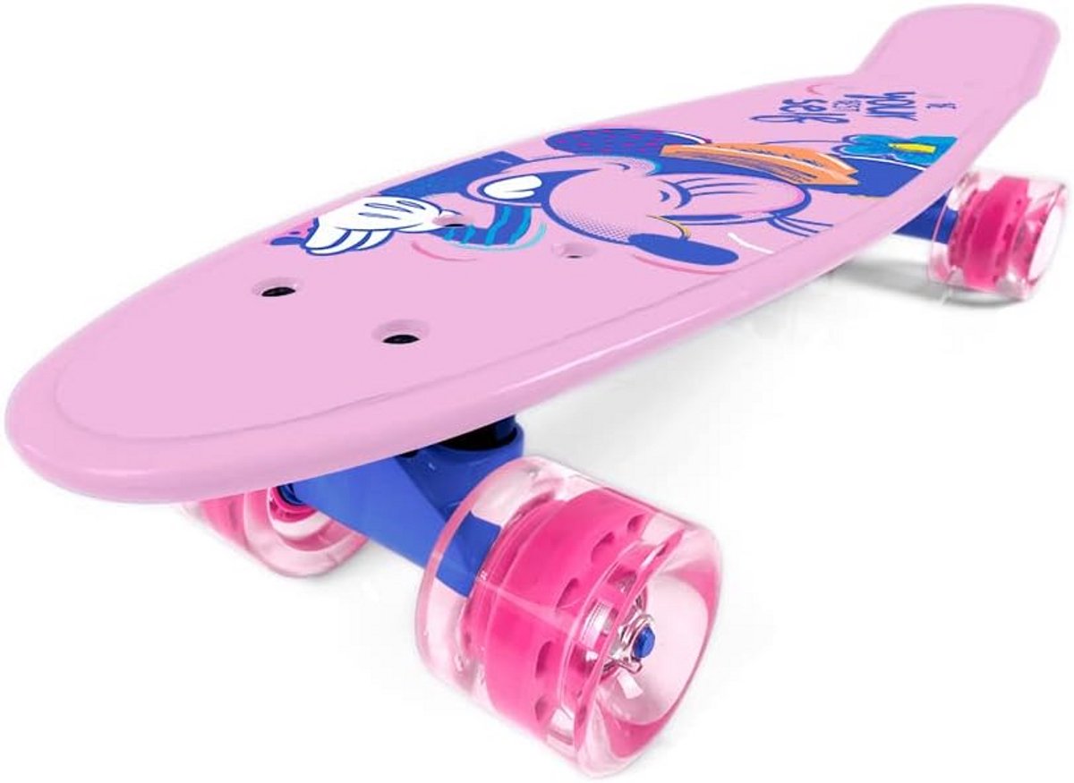 Trendy Penny Skateboard Minnie Mouse Design Compact en Duurzaam Blauw