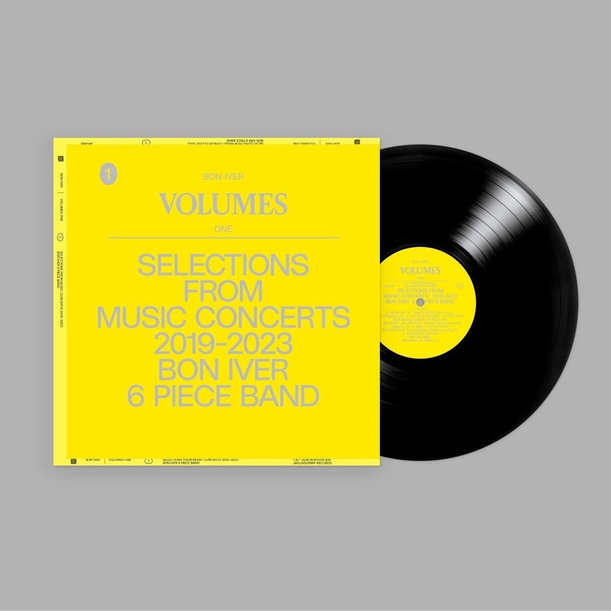 Bon Iver - Volumes One: Selections From Music Concerts 2019-2023 (LP)
