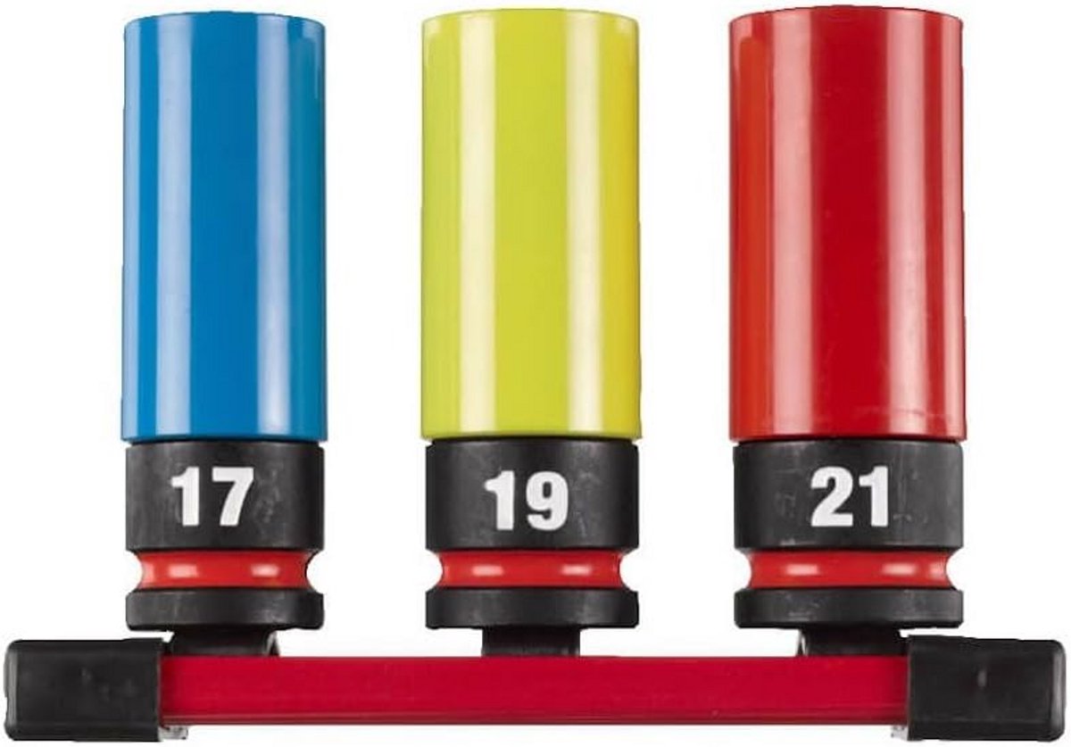 Bussenset 1/2 inch voor Impact Driver 3 delig
