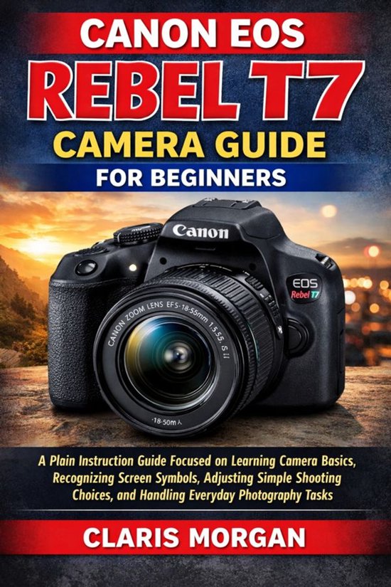 Canon EOS Rebel T7 Camera Guide For Beginners (ebook), Claris Morgan ...