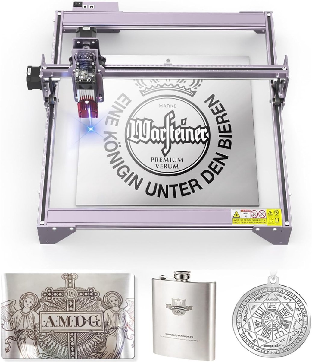 Zyrex® Laser Graveermachine - Graveermachine - Lasergraveermachine - Zilver - ‎‎60cm x 35cm x 13cm