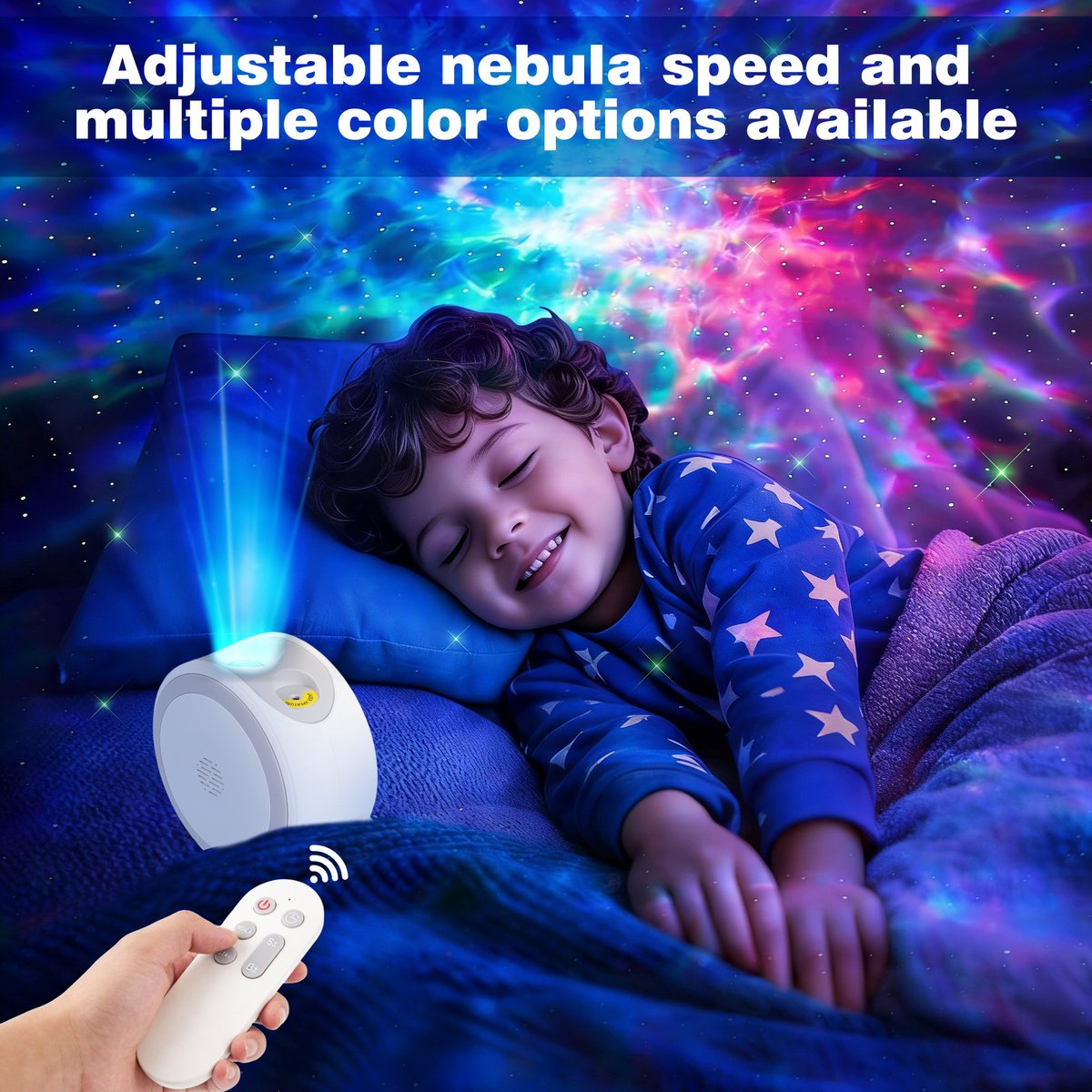 YONO Sterren Projector - Sterrenhemel Projector - Galaxy - Heelal Nacht Lamp met Afstandsbediening – foto 7