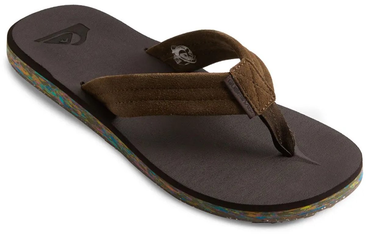 Quiksilver Carver Suede Recycled Sandalen Bruin EU 44 Man