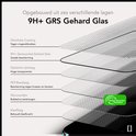 Opbouw uit zes lagen 9H+ GRS gehard glas, inclusief oleofobe coating en kleeflaag.